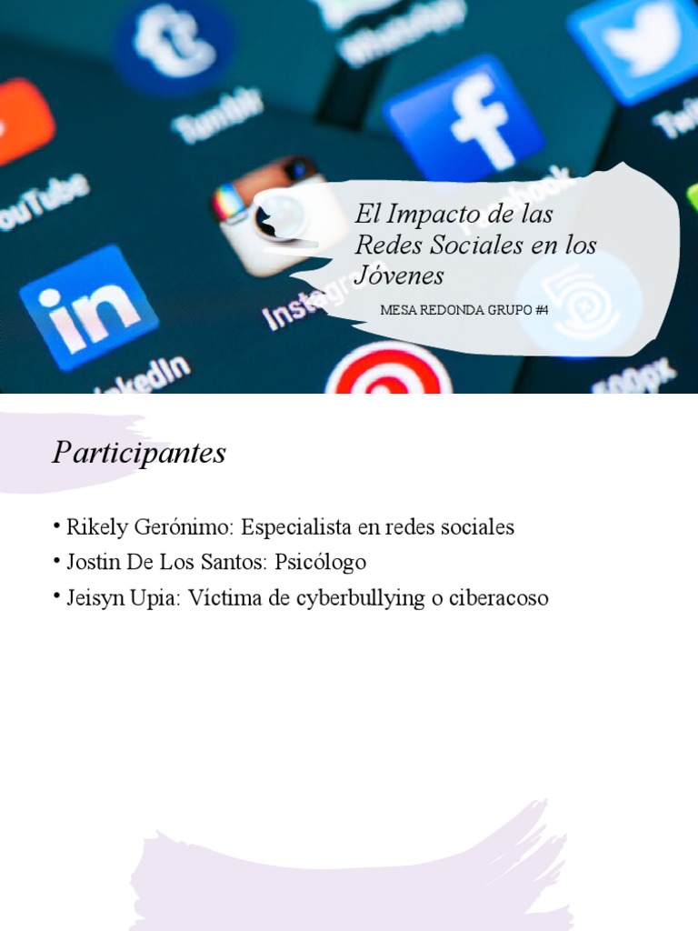 Impacto Psicológico de Redes Sociales en Jóvenes | PDF | Acoso ...