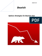 Bearish: Options Strategies For Bearish View