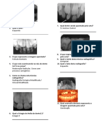 Análise radiográfica de estruturas dentárias