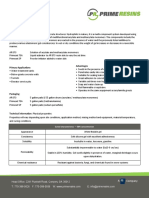 Technical Datasheet: Acrylate Gel Injection Resin