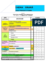 schema orara toate clasele