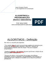 IFPB - Curso Bach. em Engenharia de Computação - Algoritmos e Programação