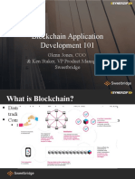 Blockchain Application Development 101: Glenn Jones, COO & Ken Staker, VP Product Management Sweetbridge