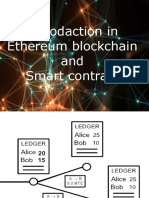 Introdaction in Ethereum Blockchain and Smart Contract