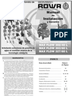 Manual Equipos Presurizadores MAXFLOW