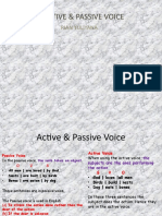 Active and Passive Voice