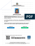 Certificado de antecedentes penales dominicano