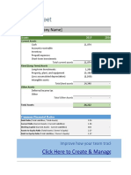 Click Here To Create & Manage Your Balance Sheet in Smartsheet