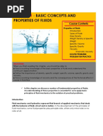 Properties of Fluids: - Basic Concepts and