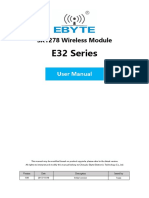 E32 Series: SX1278 Wireless Module