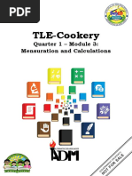 Quarter 1-Module 1 Cookery: Exploratory Course | PDF | Kitchen | Foods