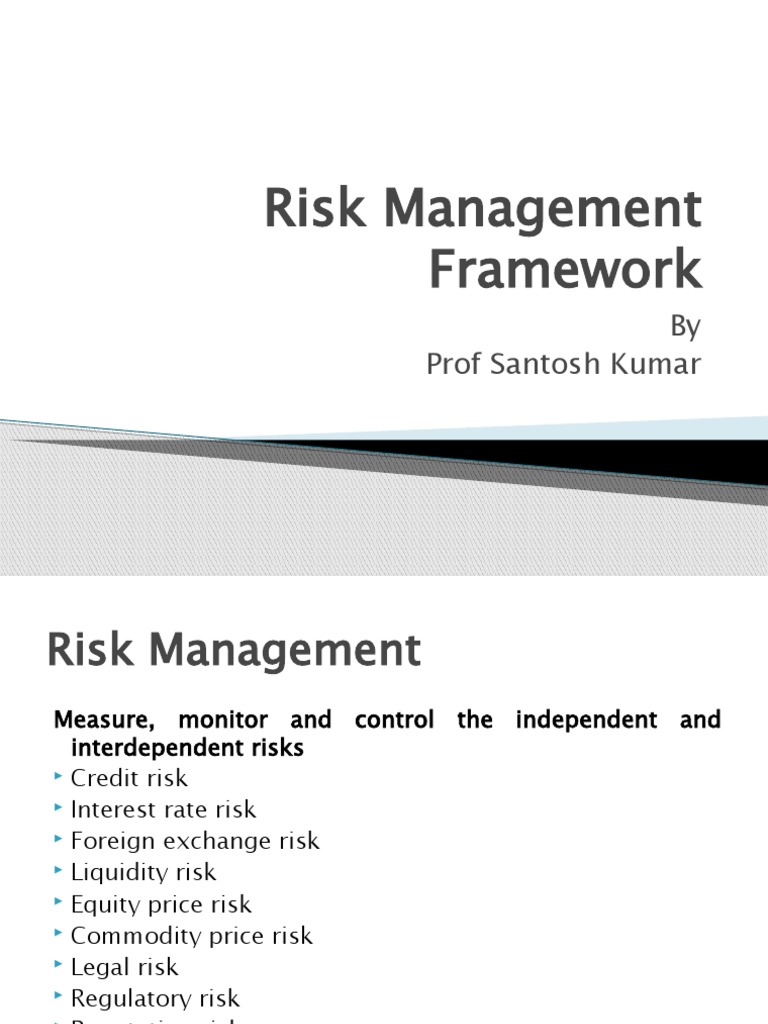 Risk Framework | PDF | Capital Requirement | Basel Ii
