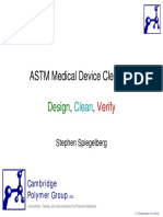 ASTM Medical Device Cleaning:, ,: Design