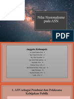 Nilai Nasionalisme Pada ASN Kelompok 1