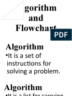 Algorithm and Flowchart