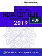 Kecamatan Kuta Cot Glie Dalam Angka 2019
