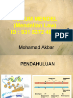 Hukum Mendel I dan II