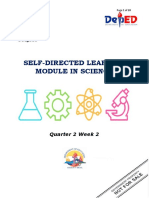 Self-Directed Learning Module in Science: Quarter 2 Week 2
