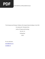 Creative Intelligence Assessment Guide | PDF | Creativity | Intelligence