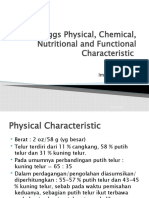Eggs Physical, Chemical, Nutritional, and Functional Characteristic
