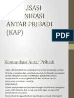 Sosialisasi Komunikasi Antar Pribadi (Kap)