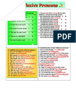 Reflexive Pronouns Taller Solucionado