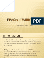 Proiect Istorie Epoca Luminilor