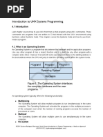 Draft: Introduction To UNIX Systems Programming