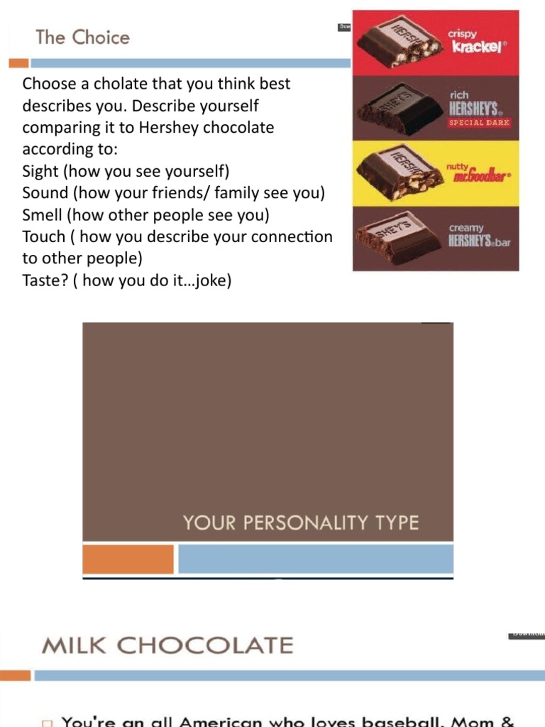 Hershey Personality Test PDF