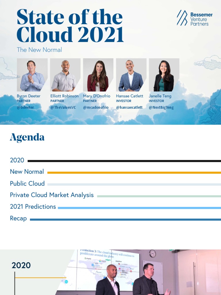 Bessemer State of the Cloud 2021 | PDF | Software As A Service | Dow Jones  Industrial Average