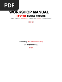 HFC1035K (D8171) Workshop Manual