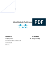 Cisco Strategic Audit Report