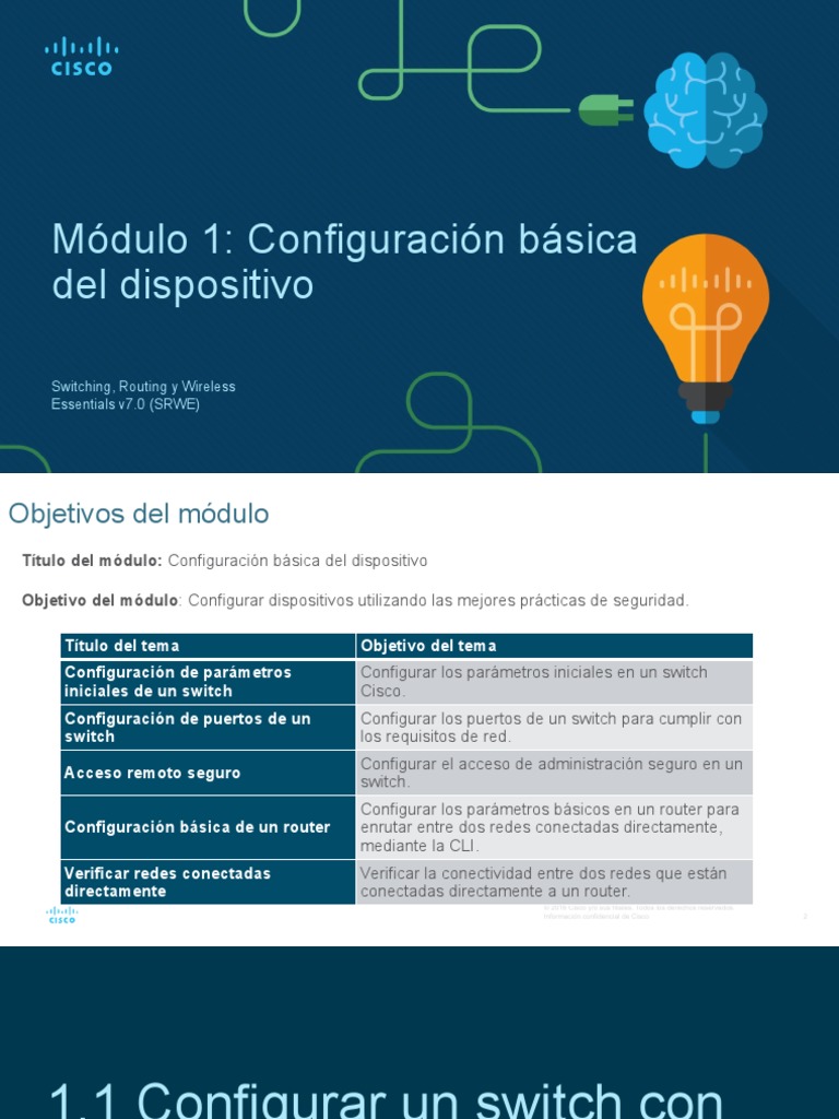 SRWE Module 1 | PDF | Enrutador (Computación) | Yo Pv6