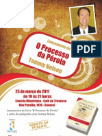 NOITE DE AUTÓGRAFOS E LANÇAMENTO DO LIVRO O PROCESSO DA PÉROLA