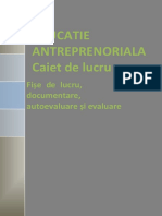 Educatie Antreprenoriala - Caiet de Lucru