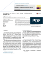 Development and Efficacy of Music Therapy Techniques Within Palliative Care