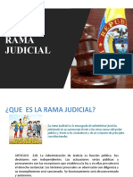 Estructura de La Rama Judicial y Los Temas Que Trata Cada Una