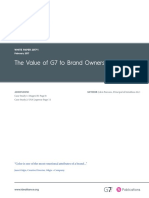 The Value of G7 To Brand Owners: WHITE PAPER 2017-1