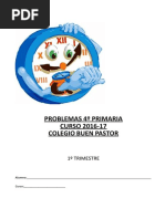 Cuadernillo Problemas 4 - EP 1-TRIMESTRE Curso 2016-17