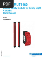 XPSLCMUT1160 - Muting Safety Module For Safety Light Curtains - User Manual