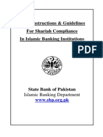 Draft Instructions & Guidelines For Shariah Compliance in Islamic Banking Institutions