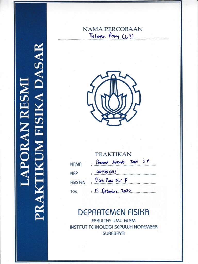 Laporan Praktikum Resmi Tetapan Pegas G3 | PDF
