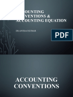 Accounting Conventions and Equation