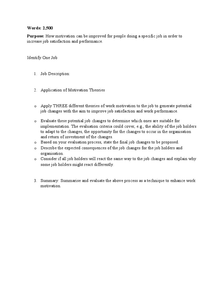Enhancing Job Motivation Strategies | PDF