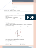 Matemática - Prova Oficial 2017 1 Fase