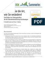 Verändern Sie Die Art, Wie Sie Verändern!