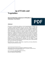 Fruits and Vegetables Processing Methods