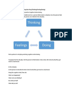 Thinking: Exercise: Cognitive Restructuring Role Play (Thinking/Feeling/Doing)