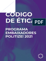 Código de Ética - Programa Embaixadores Politize! 2021