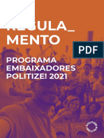 Regulamento do Programa Embaixadores Politize! 2021